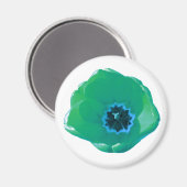 Green und Blue Tulip Magnet (Vorderseite/Rückseite)