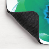 Green und Blue Tulip Mousepad (Ecke)