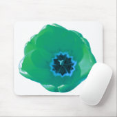 Green und Blue Tulip Mousepad (Mit Mouse)