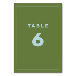 Green und Blue Wes Anderson Inspirierte Tischnumme Tischnummer