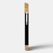 Green und Gold Butterfly Mit Monogramm Case-Mate iPhone Hülle (Rückseite / Links)