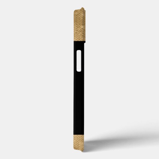 Green und Gold Butterfly Mit Monogramm Case-Mate iPhone Hülle (Rückseite / Rechts)