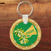 Green und Gold, Cheer Goodie Bag Stuffers, Cheer Schlüsselanhänger (Rückseite)
