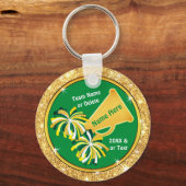 Green und Gold, Cheer Goodie Bag Stuffers, Cheer Schlüsselanhänger (Vorderseite)