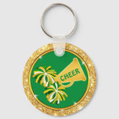 Green und Gold, Cheer Goodie Bag Stuffers, Cheer Schlüsselanhänger (Rückseite)