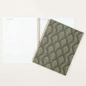 Green und Gold Damask Planer (Anzeige)