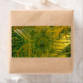 Green und Gold Electronic Computer Circuit Board (Insitu)
