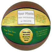 Green und Gold, Foto, Basketball Award Ideas, (Vorderseite)