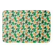 Green und Gold Glitzer Festive Pattern Fusion Badematte (Vorderseite)