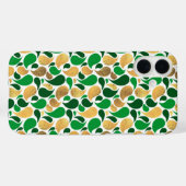 Green und Gold Glitzer Festive Pattern Fusion Case-Mate iPhone Hülle (Rückseite (Horizontal))