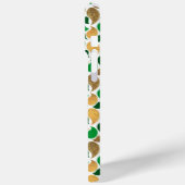 Green und Gold Glitzer Festive Pattern Fusion Case-Mate iPhone Hülle (Rückseite / Links)