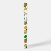 Green und Gold Glitzer Festive Pattern Fusion Case-Mate iPhone Hülle (Rückseite / Links)