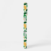Green und Gold Glitzer Festive Pattern Fusion iPhone Hülle (Rechte Seite)