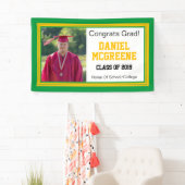 Green und Gold Grad One Foto Banner (Insitu)