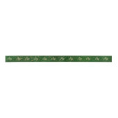Green und Gold Joy Weihnachtswrapping Ribbon Satinband (Vorderseite)
