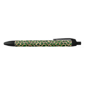 Green und Gold Leopard Print Kugelschreiber (Oberseite)