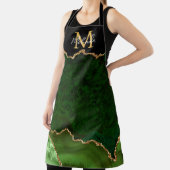 Green und Gold-Marmor Agate Schürze (InSitu)