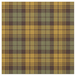 Green und Gold Rustikal Kariert Stoff