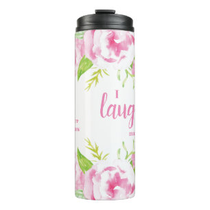 Green und Ivory Sister in Laugh Funny Quote Therma Thermosbecher