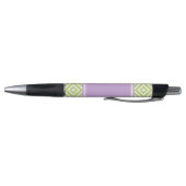 Green und Lavender Diamonds Muster Kugelschreiber (Unterseite)