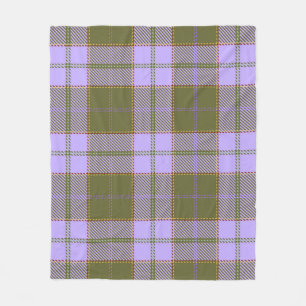 Green und Lila Tartan Kariert schottisch, nahtlos Fleecedecke