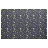 💚 Green und 💜 lila Tennismuster, kundenspezifisc Stoff (Fat Quarter (45,7 x 55,9 cm))