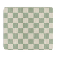 Green und Off White Checkerboard