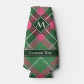 Green und Pink Tartan Flaschenkühler (Vorderseite)