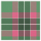 Green und Pink Tartan Stoff (Nahaufnahme)