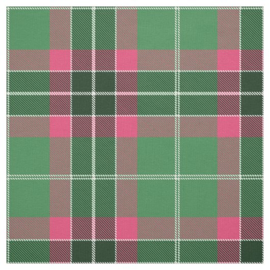 Green und Pink Tartan Stoff (Muster)