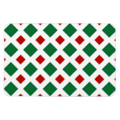 Green und Red Diamonds auf White Magnet (Horizontal)
