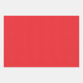 Green und Red White Polka Dots Weihnachtsmuster Geschenkpapier Set (Vorderseite 2)