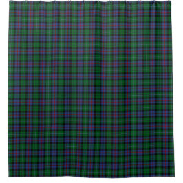 Green und Royal Blue Argyll Scotland Tartan Duschvorhang