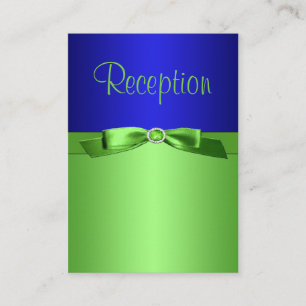 Green und Royal Blue Enclosure Card Begleitkarte
