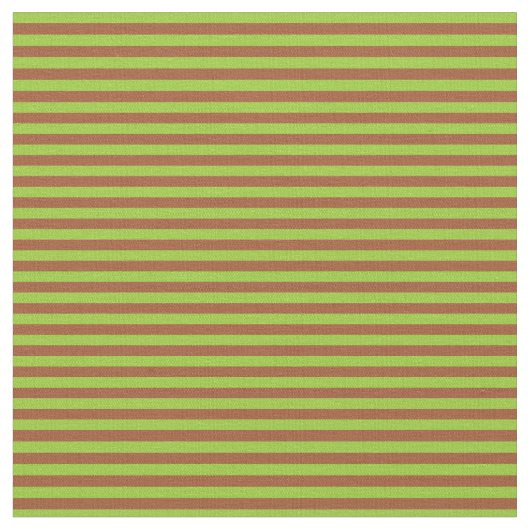 Green und Sienna Streifen Muster Stoff (Nahaufnahme)