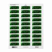 Green und Silver Agate Marmorhochzeit (Vorne)