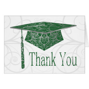 Green und Silver Floral Cap