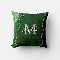 Green und Silver Marble Agate