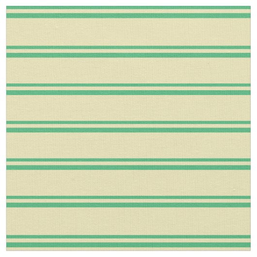 Green und Tan farbige Lines Stoff (Nahaufnahme)