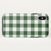 Green und White Buffalo Kariert iPhone X Fall Case-Mate iPhone Hülle (Rückseite (Horizontal))