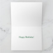 Green und White Diamond Muster Karte (Innenseite)