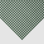Green und White Gingham Seidenpapier (Ausschnitt)