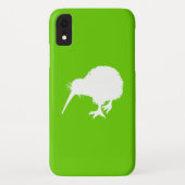 Green und White Kiwi Case-Mate iPhone Hülle (Rückseite)