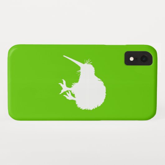 Green und White Kiwi Case-Mate iPhone Hülle (Rückseite (Horizontal))