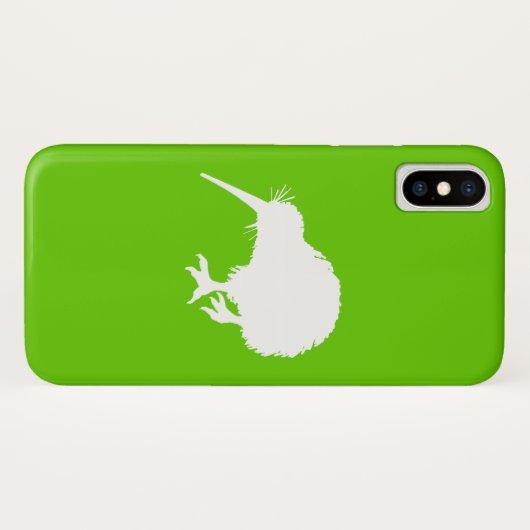 Green und White Kiwi Case-Mate iPhone Hülle (Rückseite (Horizontal))