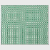 Green und White Meander Geschenkpapier (Flach)