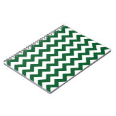 Green und White Zigzag Notizblock (Linke Seite)