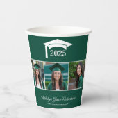 Green Uni University 3 Foto Abschluss Pappbecher (Vorderseite)