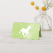 Green Unicorn Empfang Platzkarte (Rückseite)