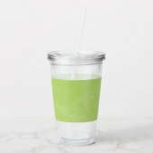 Green Unicorn Personalisiert Acrylic Tumbler Acryltrinkbecher (Rückseite)